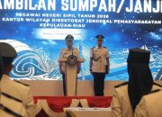 Resmi Jadi PNS, 70 Pegawai Baru Kanwil Ditjenpas Kepri Ucap Sumpah Jabatan
