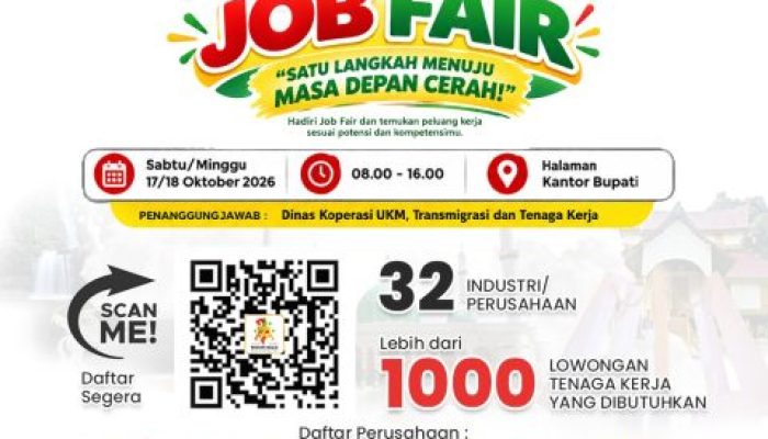 Cari Kerja? Pemkab Rohul Gelar Job Fair 2026, Simak Syarat dan Cara Daftarnya