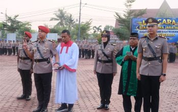 Kapolres Bengkalis Pimpin Sertijab Dua Kasat, Ini Pejabat yang Berganti