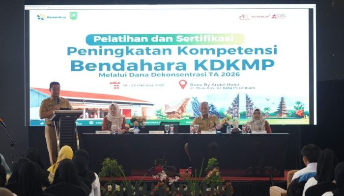 Perkuat Koperasi Merah Putih, Sekda Riau Dorong Bendahara Lulus Uji Kompetensi