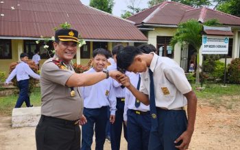 Polsek Kemuning Edukasi Pelajar soal Lalu Lintas, Narkoba, dan Perundungan