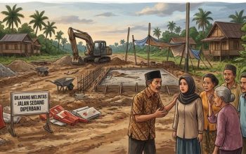 Progres Baru 29 Persen, Proyek Jalan Sanglar–Kotabaru Berpacu dengan Waktu